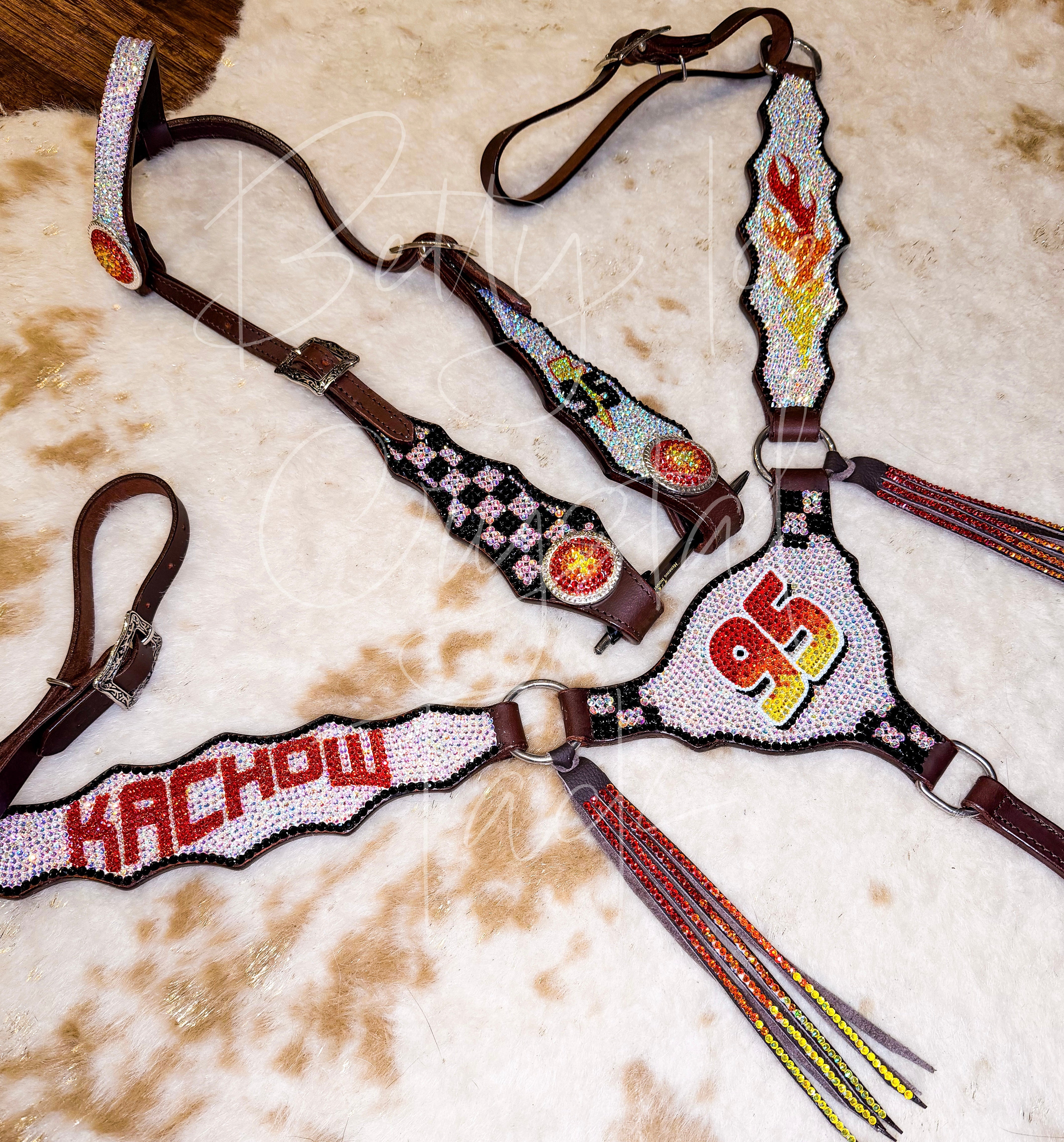 Luxury Rhinestone Tack Sets – Betty Ice Crystal Tack