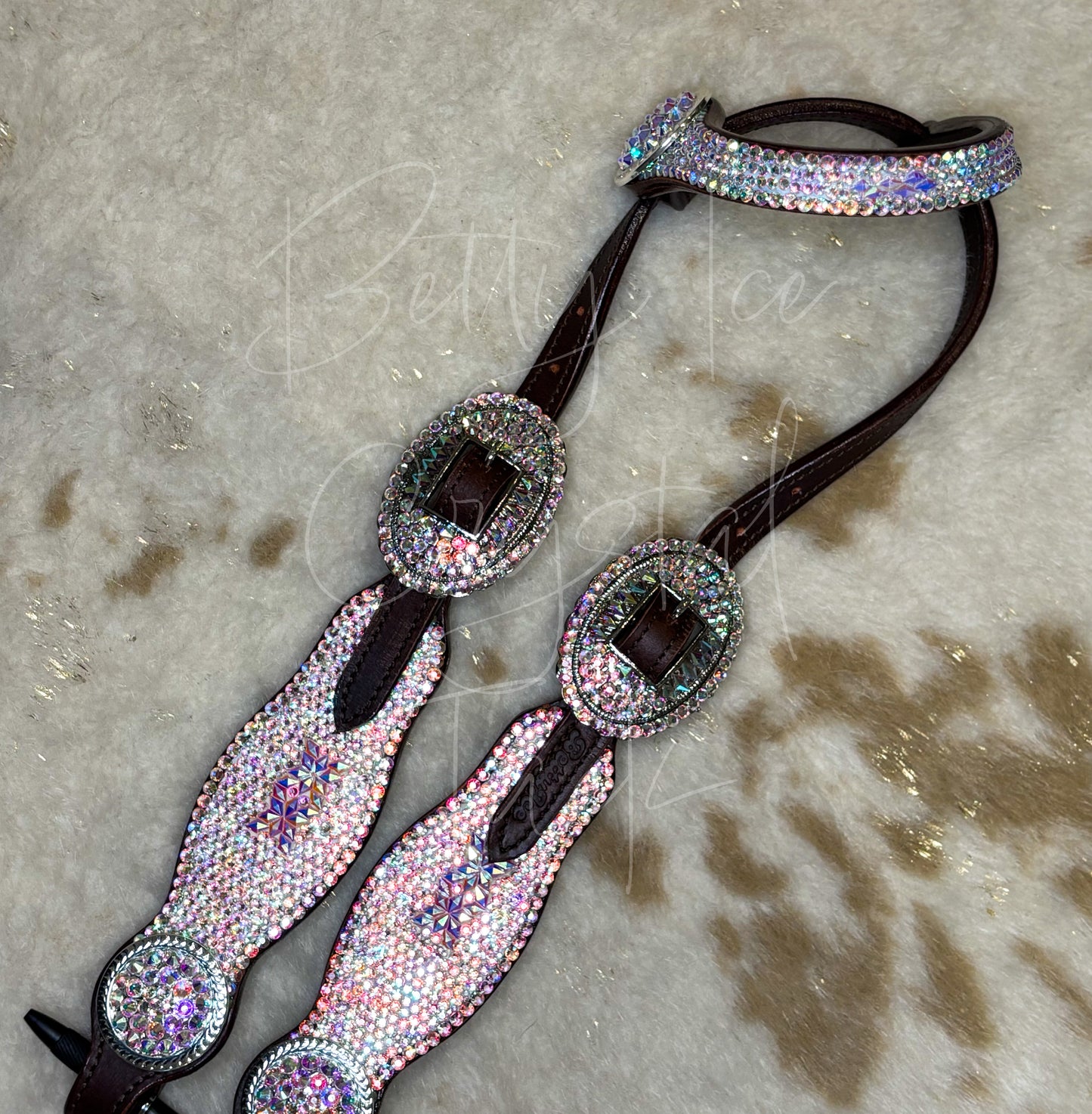 Crystal Ab One Ear Bridle