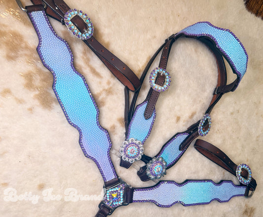 Purple & Aqua Dreamscape Pony Set