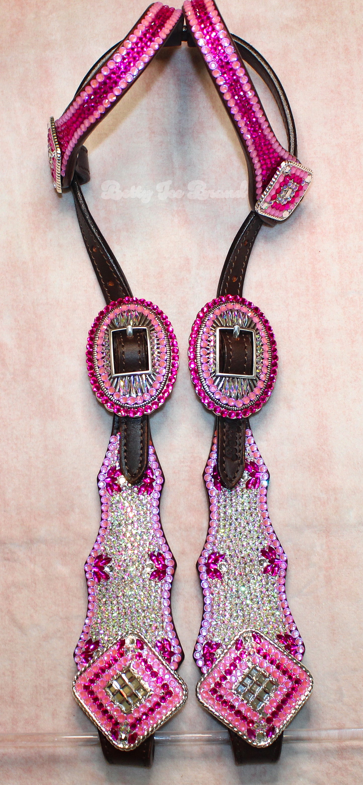 Pink & Crystal AB Bridle