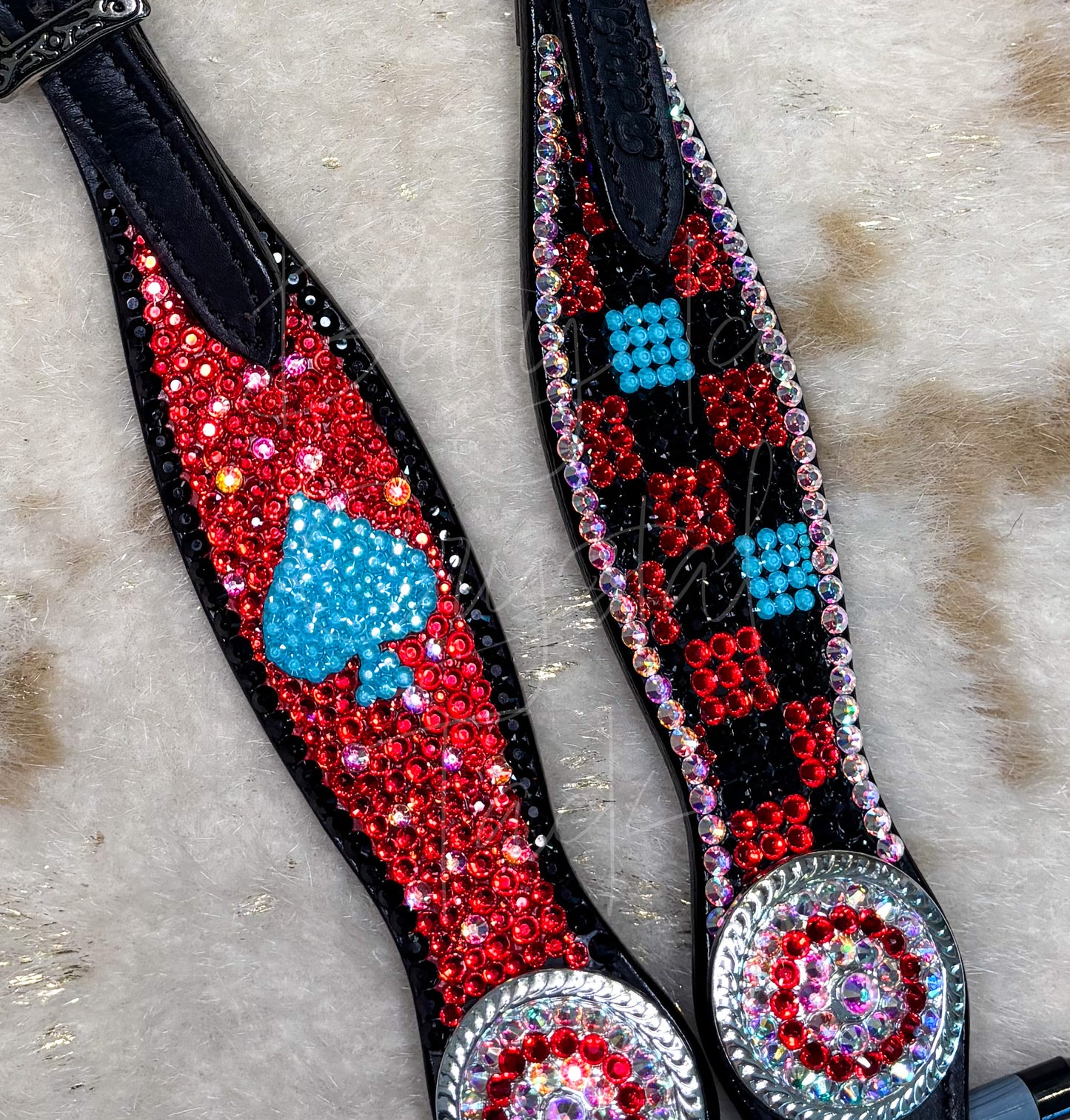 Turquoise Spade-bridle only